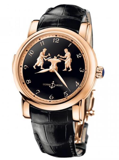 Review Best Ulysse Nardin Forgerons Minute Repeater Rose Gold 716-61/E2 watches sale